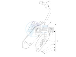 Primavera 50 4T-4V (NAFTA) drawing Silencer