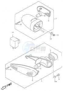 AY50 (V-W-X-Y) katana drawing TURNSIGNAL