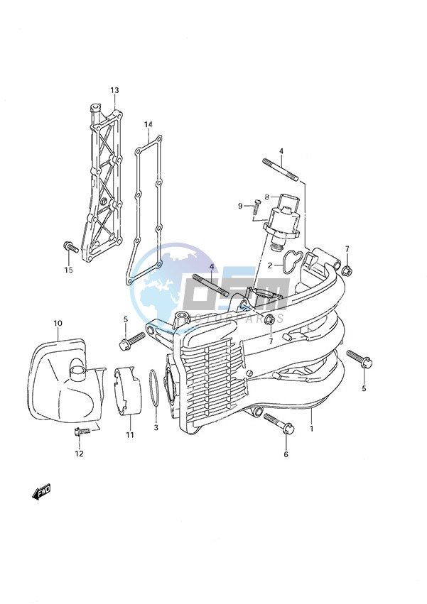 Intake Manifold/Silencer/Exhaust Cover