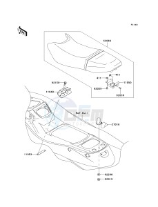 JT 1200 D [STX-12F] (D1-D1) D1 drawing SEAT