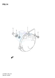 LT-F400 (P24) drawing RECOIL COVER