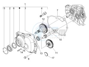 LX 150 4T E3 drawing Reduction unit