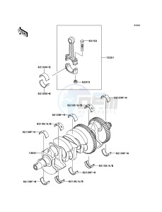 Z1000SX ZX1000GCF FR GB XX (EU ME A(FRICA) drawing Crankshaft