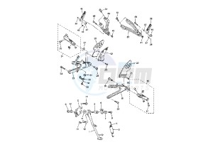 YZF R1 1000 drawing STAND- FOOTREST