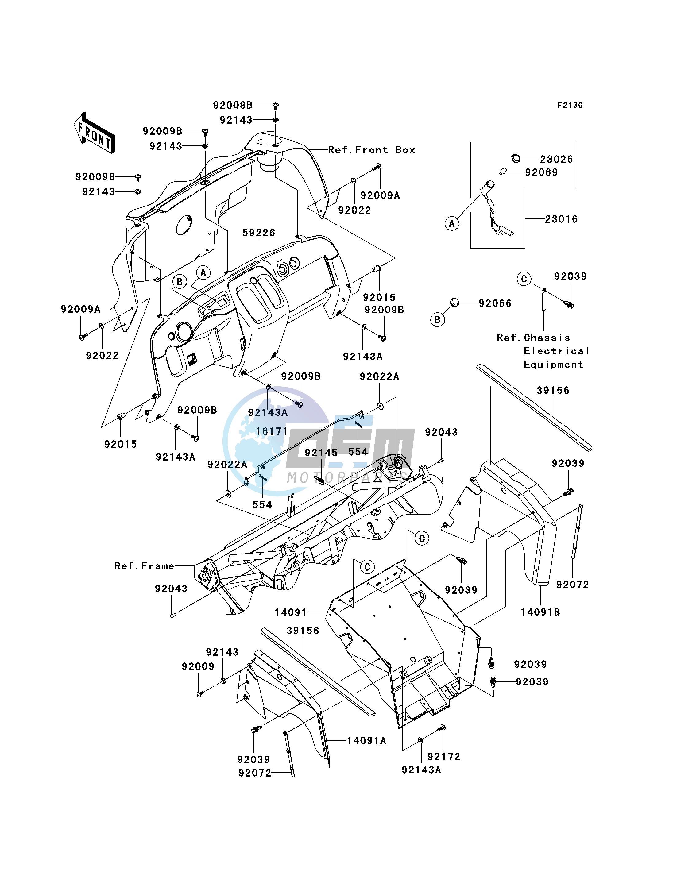 FRAME FITTINGS-- FRONT- -