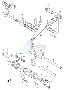 GSX1300R (E2) Hayabusa drawing GEAR SHIFTING