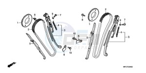 VT750C2F9 Australia - (U / KMH MME) drawing CAM CHAIN