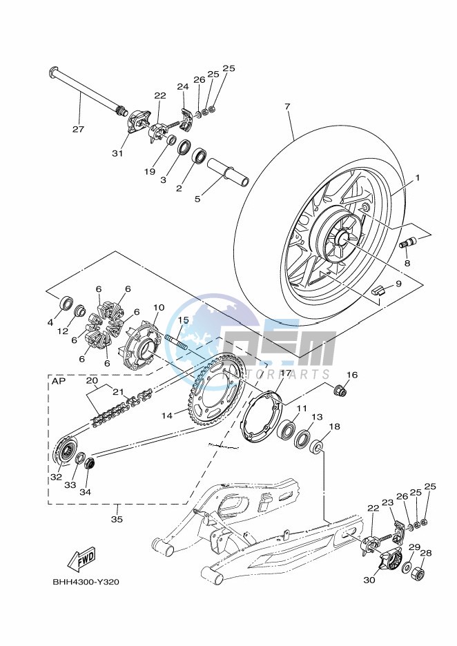 REAR WHEEL