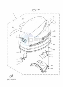 F115AETL drawing FAIRING-UPPER