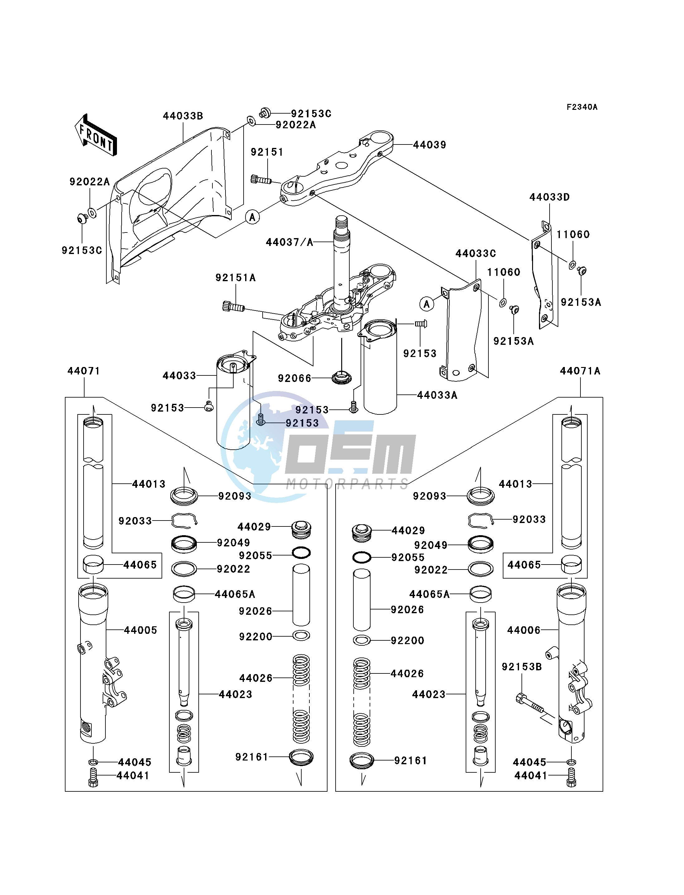 FRONT FORK-- A7F_A7FA_A8F_A8FA- -