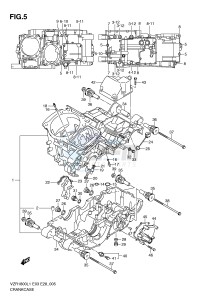 VZR1800 (E3) INTRUDER drawing CRANKCASE