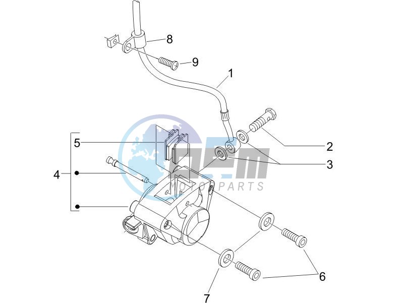 Brakes pipes - Calipers