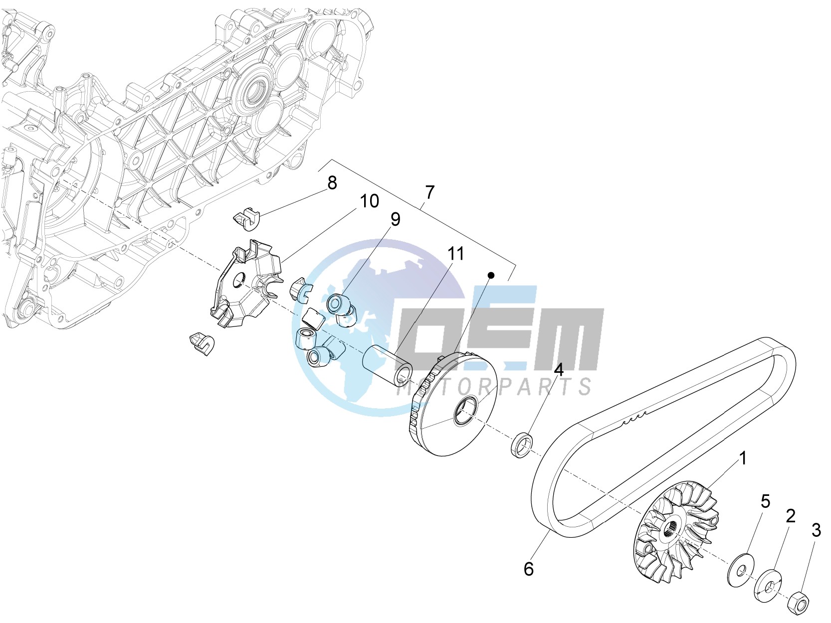 Driving pulley