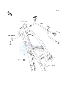 KX 250 N [KX250F](N2) N2 drawing CHASSIS ELECTRICAL EQUIPMENT