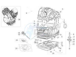 V7 II Racer ABS 750 USA-CND drawing Crank-case