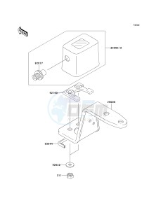 KLX 300 A [KLX300R] (A6F-A7A) A6F drawing METER-- S- -