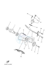 YFM450FWAD GRIZZLY 450 EPS HUNTER (BM72) drawing CAMSHAFT & CHAIN