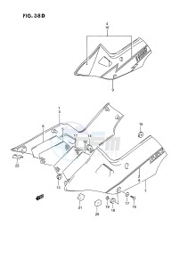 GSX1100 (E2) drawing FRAME COVER (MODEL N P R)