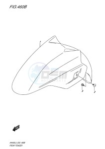 AN400 ABS BURGMAN EU-UK drawing FRONT FENDER