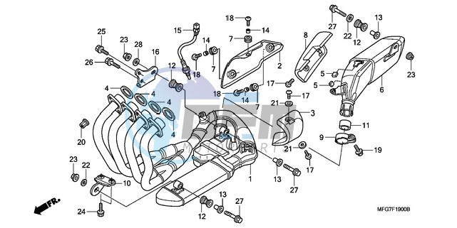 EXHAUST MUFFLER