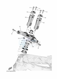 MT-09 MTN890D-U (BNF1) drawing STEERING