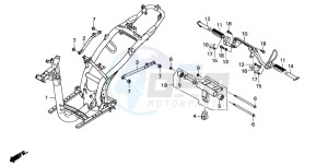 SH50 SH FIFTY drawing FRAME BODY