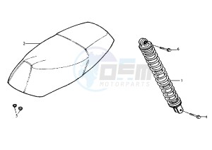 MASK - 50 cc drawing SEAT