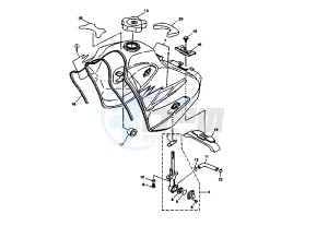 DT RE 125 drawing FUEL TANK