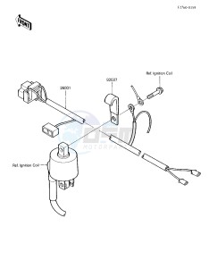 KXT 250 B [TECATE] (B1) [TECATE] drawing CHASSIS ELECTRICAL EQUIPMENT