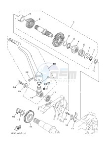 YZ250 (1SSH 1SSJ 1SSK 1SSL 1SSL) drawing STARTER