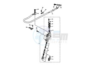 WR F 450 drawing REAR MASTER CYLINDER