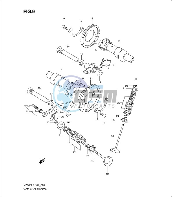 CAMSHAFT - VALVE