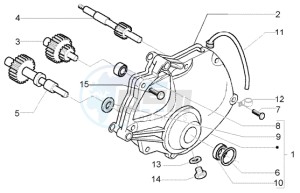 X9 500 Evolution (USA) drawing Reduction unit cover