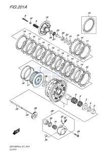 GSX-1250F ABS EU drawing CLUTCH