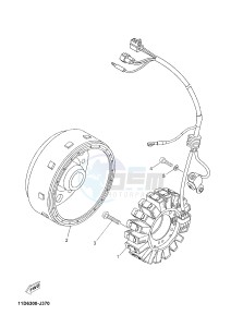 XT660ZA XT660Z ABS TENERE (2BE4 2BE4 2BE4) drawing GENERATOR