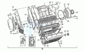 S 1000 drawing Crankcase 1991-d