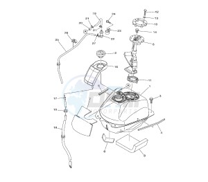 XP T-MAX ABS SV 500 drawing FUEL TANK