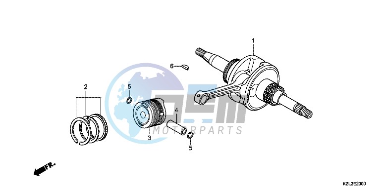 CRANKSHAFT/PISTON