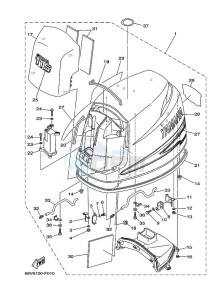 F115AETL drawing FAIRING-UPPER