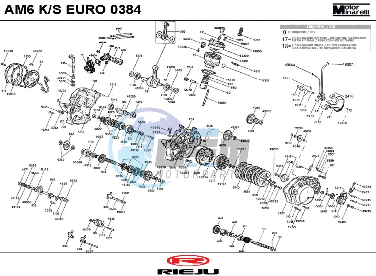 ENGINE  AMS6 KS 0384