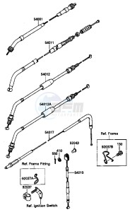 KL 650 A [KLR650] (A6-A9) [KLR650] drawing CABLES