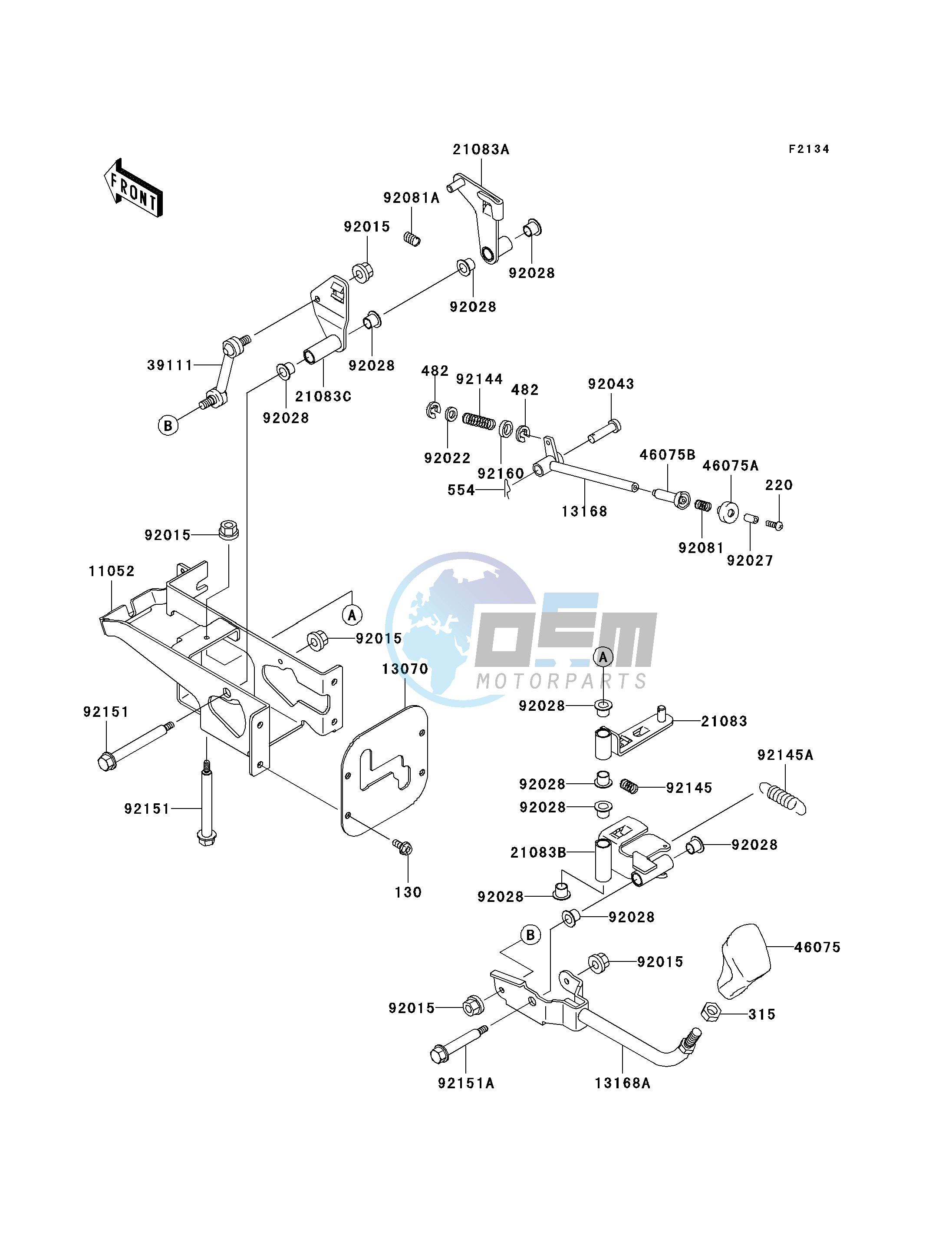 SHIFT LEVER-- S- -