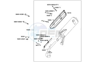 LIKE 50 Netherlands drawing Exhaust Muffler