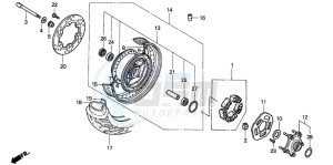 VT1100C3 drawing REAR WHEEL