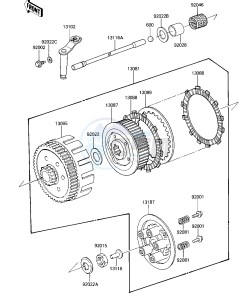 KXT 250 B [TECATE] (B2) [TECATE] drawing CLUTCH