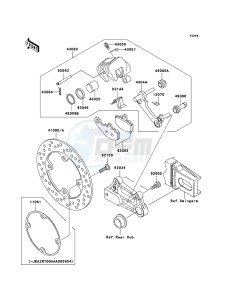 Z1000 ZR1000-A3H FR GB XX (EU ME A(FRICA) drawing Rear Brake