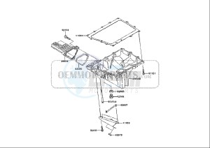 ZX-10R NINJA - 1000 cc (EU) drawing OIL PAN