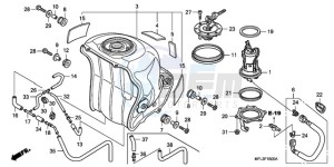 CBR1000RRA Europe Direct - (ED / HRC) drawing FUEL TANK/FUEL PUMP