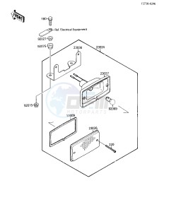 KLF 110 B [MOJAVE 110E] (B1-B2) [MOJAVE 110E] drawing TAILLIGHT-- S- -