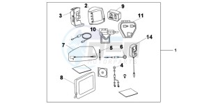 XL1000VAB drawing MC NAVI UNIT KIT